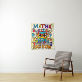 Maths Multiplication Rockstar Cute Poster for Kids Wandkleed (In situ)