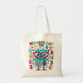 Maths Number Day Tote Bag for School (Devant)