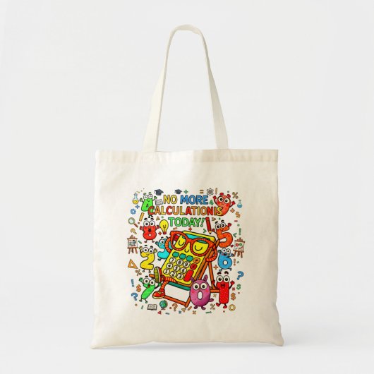 Maths Problem Solving Tote Bag for School (Devant)