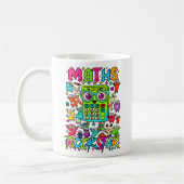 Maths Rockstar Cute Calculator Mug for Kids (Gauche)