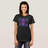Mathware Geeky Tv Test Pattern Mathematics Wiskund T-shirt (Voorkant volledig)