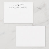 Matig afwasprogramma voor afwasprogramma's notitiekaartje (Voorkant / Achterkant)