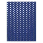Matig blauw-witte polakpunctie tafelkleed (Voorkant)