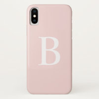 Matig Blush Pink Bold Typography Monogram