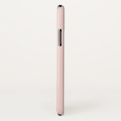 Matig Blush Pink Bold Typography Monogram Case-Mate iPhone Case (Achterkant / rechts)