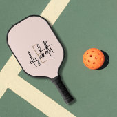 Matig Blush Roze Monogram Pickleball Paddle