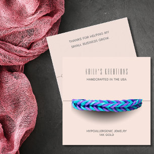 Matig breedbeeldscherm Licht Blush Roze Vierkante Visitekaartje