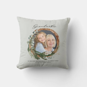 Matig chic elegant leafy wreatfoto oma kussen