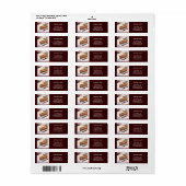 Matig dessert cupcake bakkerij etiket (Full Sheet)