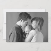 Matig Dream Two Photo Baby Boy Aankondiging (Achterkant)