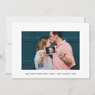 Matig elegant en dan was er drie zwangerschap aankondiging