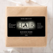 Matig elegant haarserumlabel etiket (Insitu)