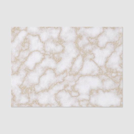 Matig elegant marmer faux gouglitter tissuepapier (Voorkant)