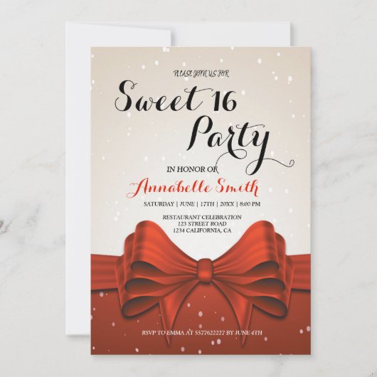 Matig elegant roodbruin 16 kaart (Voorkant)