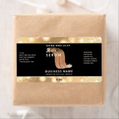 Matig elegant sparkle-script, serumlabel etiket (Insitu)