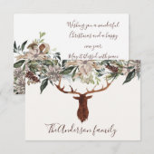 Matig gebladerd gebak bedankkaart (Voorkant / Achterkant)