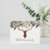 Matig gebladerd gebak briefkaart (Staand voorkant)