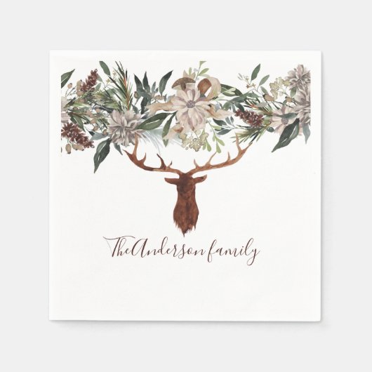 Matig gebladerd gebak servet (Voorkant)