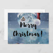 Matig grappige kerstrender feestdagenkaart (Voorkant / Achterkant)