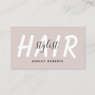 Matig haar stylist tan visitekaartje
