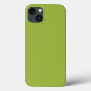 Matig kalkgroen (vaste kleur) geel- groen iPhone 13 hoesje