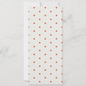 Matig Kind met handleiding Watermeloen Baby shower Kaart (Achterkant)