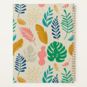 Matig kleurrijke Oerwoud Leopard Naam Planner (Achterkant)