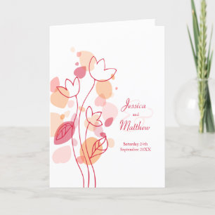 Matig koraal rood confetti bloembladen Weddenschap Programma