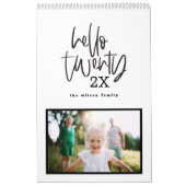 Matig markerpenscript kalender (Hoes)