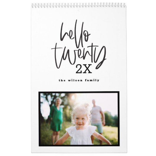 Matig markerpenscript kalender (Hoes)