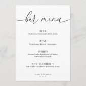 Matig menu Bindbalk voor legant huwelijk (Voorkant)