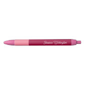 Matig minimaal script hete roze meisjesnaam zwarte inkt pen (Voorkant)