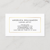 Matig penseelkoraal voor penseel visitekaartje (Achterkant)