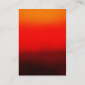 Matig rood-geel-bruin visitekaartje (Achterkant)