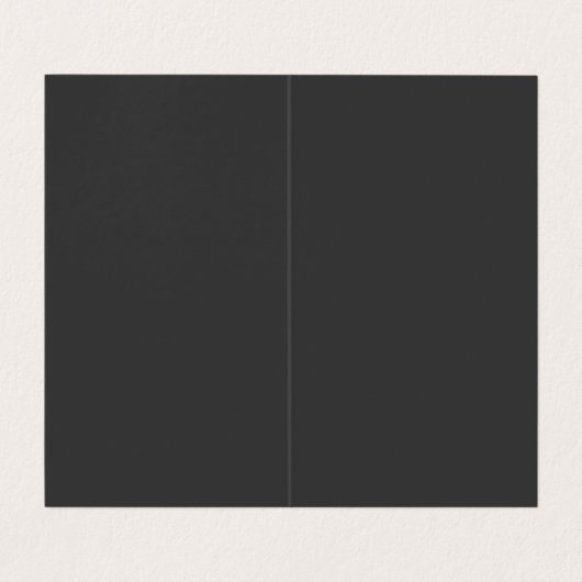 Matig rood zwart geel monogram visitekaartjes (Binnenkant ongevouwen)