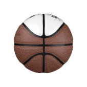 Matig script goudmonogram naam basketbal (Rechts)