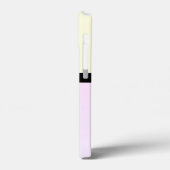 Matig Stijlvol Meisje Stripe Geel Roze Case-Mate iPhone Case (Achterkant / Links)