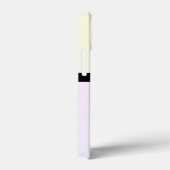 Matig Stijlvol Meisje Stripe Geel Roze Case-Mate iPhone Case (Achterkant / Rechts)