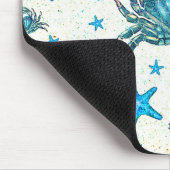 Matig strand Blauwe krab Zeepaardje Muismat (Hoek)