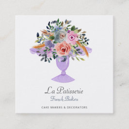 Matig Waterverf Kalietgaas Bakkerij Vierkante Visitekaartje