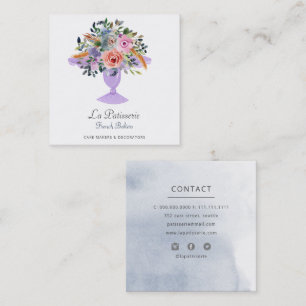 Matig Waterverf Kalietgaas Bakkerij Vierkante Visitekaartje