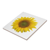 Matig Zonnebloem Eenvoudig Rustisch Tegeltje (Zijkant)