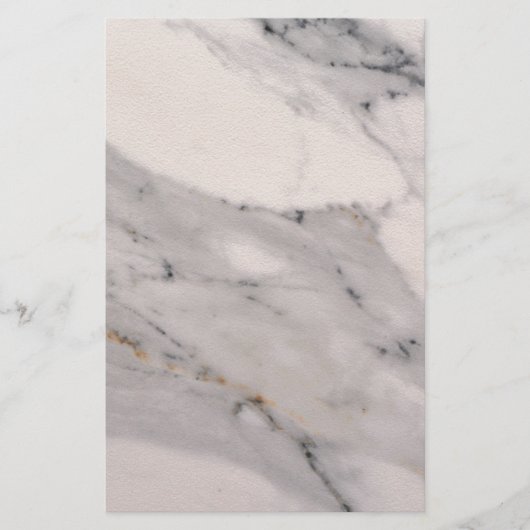 Matig zwart grijs roze marmer briefpapier (Voorkant)