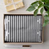 Matig zwart-wit strippatroon - Gift Wrap Tissuepapier (Geschenk)