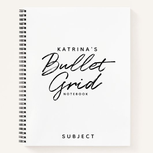 Matig zwart-witscript gedemonteerd notitieboek (Voorkant)