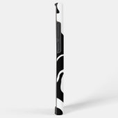 Matig zwarte marmer samsung galaxy hoesje (Rechterkant)