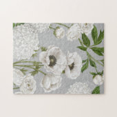 Matige  bloemtuin legpuzzel (Horizontaal)