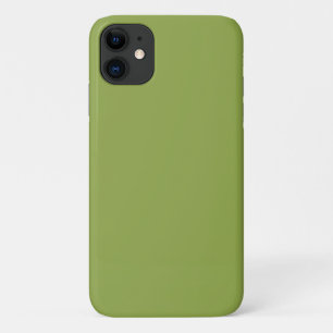 Matige limoengroene effen kleur iPhone 11 hoesje