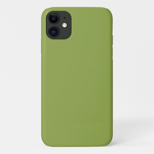 Matige limoengroene effen kleur Case-Mate iPhone case (Achterkant)