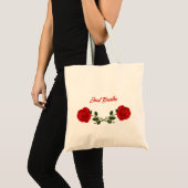 Matige rode roze Canvas tassen (Voorkant (product))